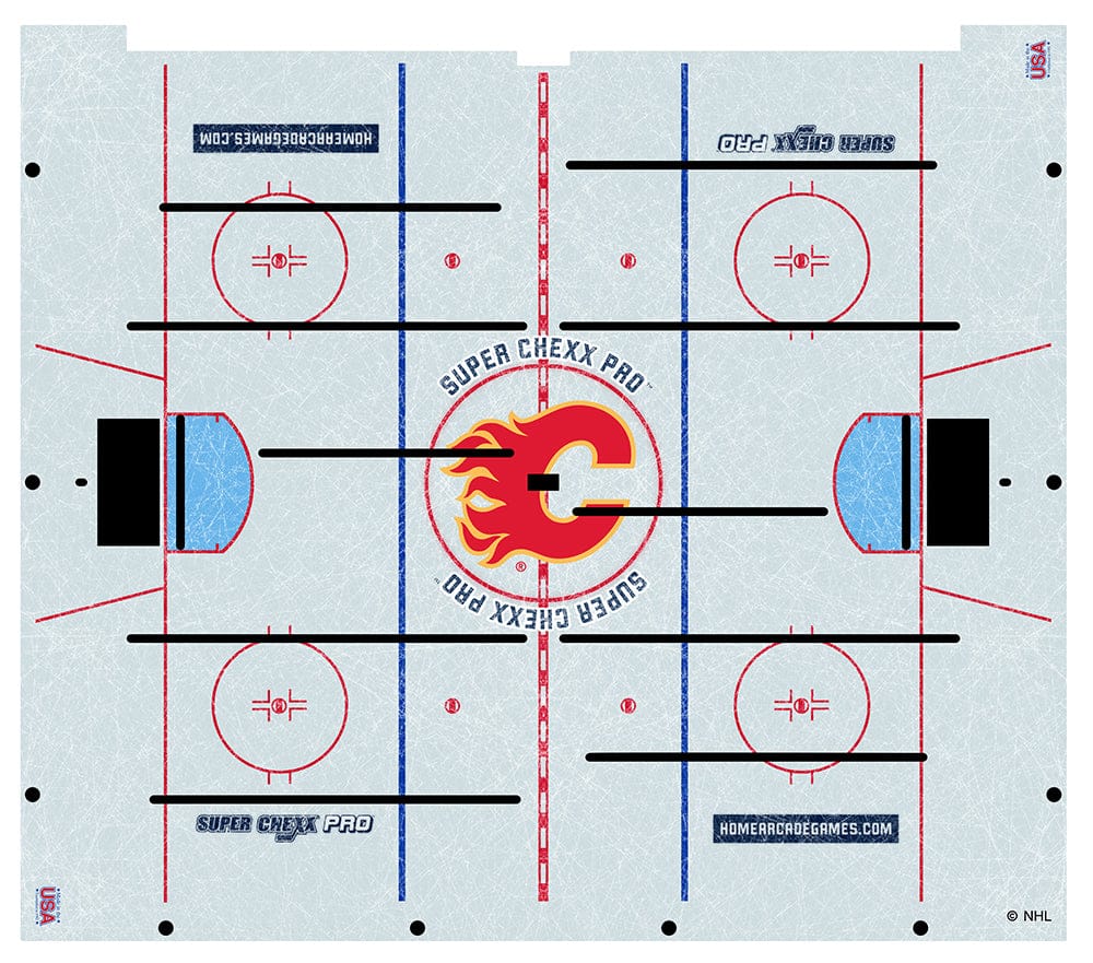 Calgary Flames NHL Super Chexx Pro Bubble Hockey - Image 4