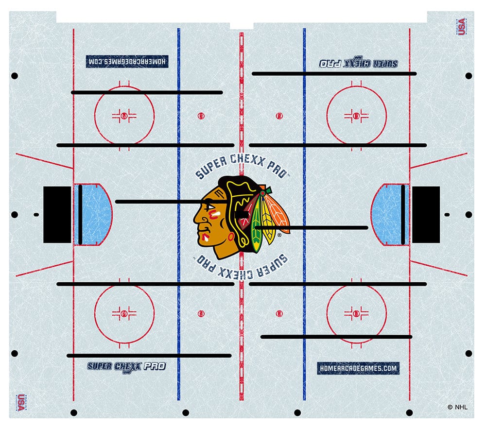 Chicago Blackhawks NHL Super Chexx Pro Bubble Hockey - Image 4