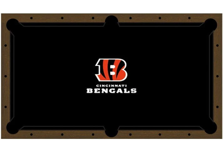 Cincinnati Bengals Premium Pool Table Bundle - Walnut - Image 4