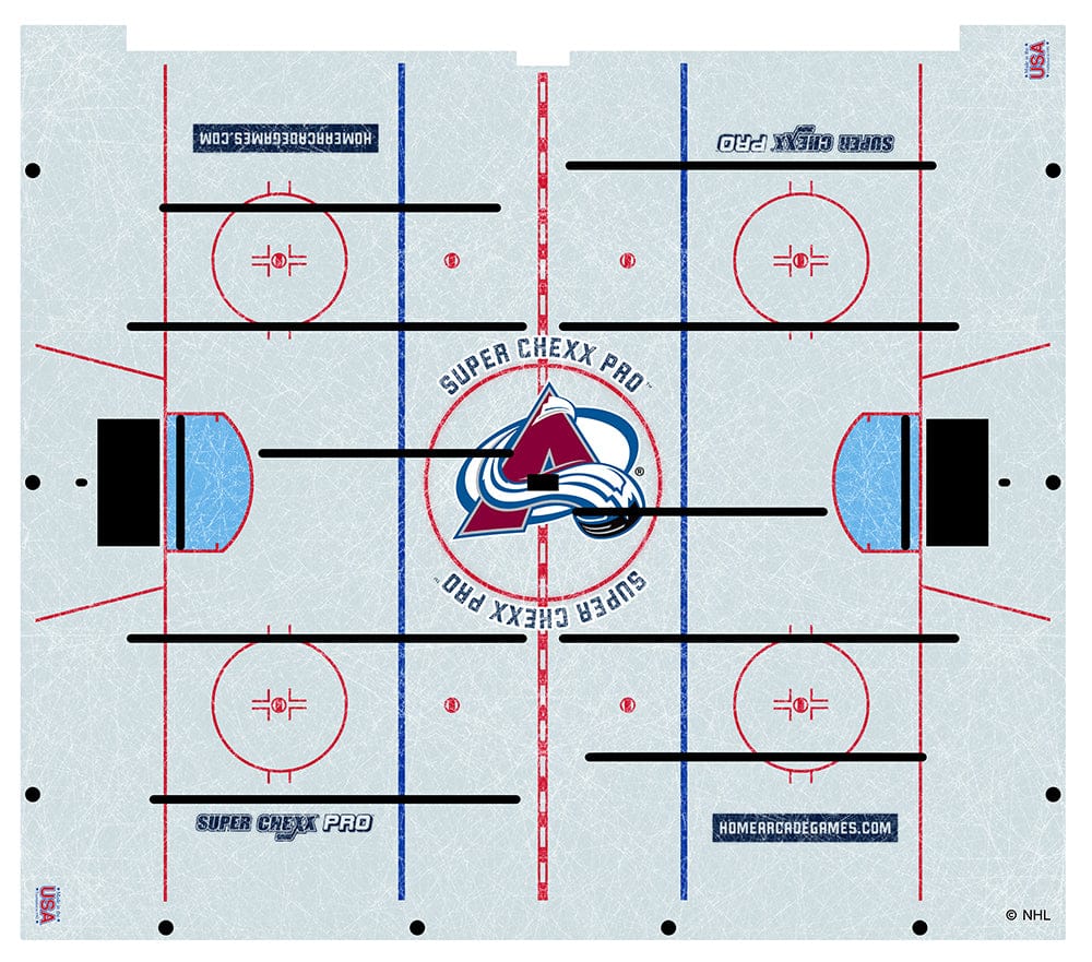 Colorado Avalanche NHL Super Chexx Pro Bubble Hockey - Image 4