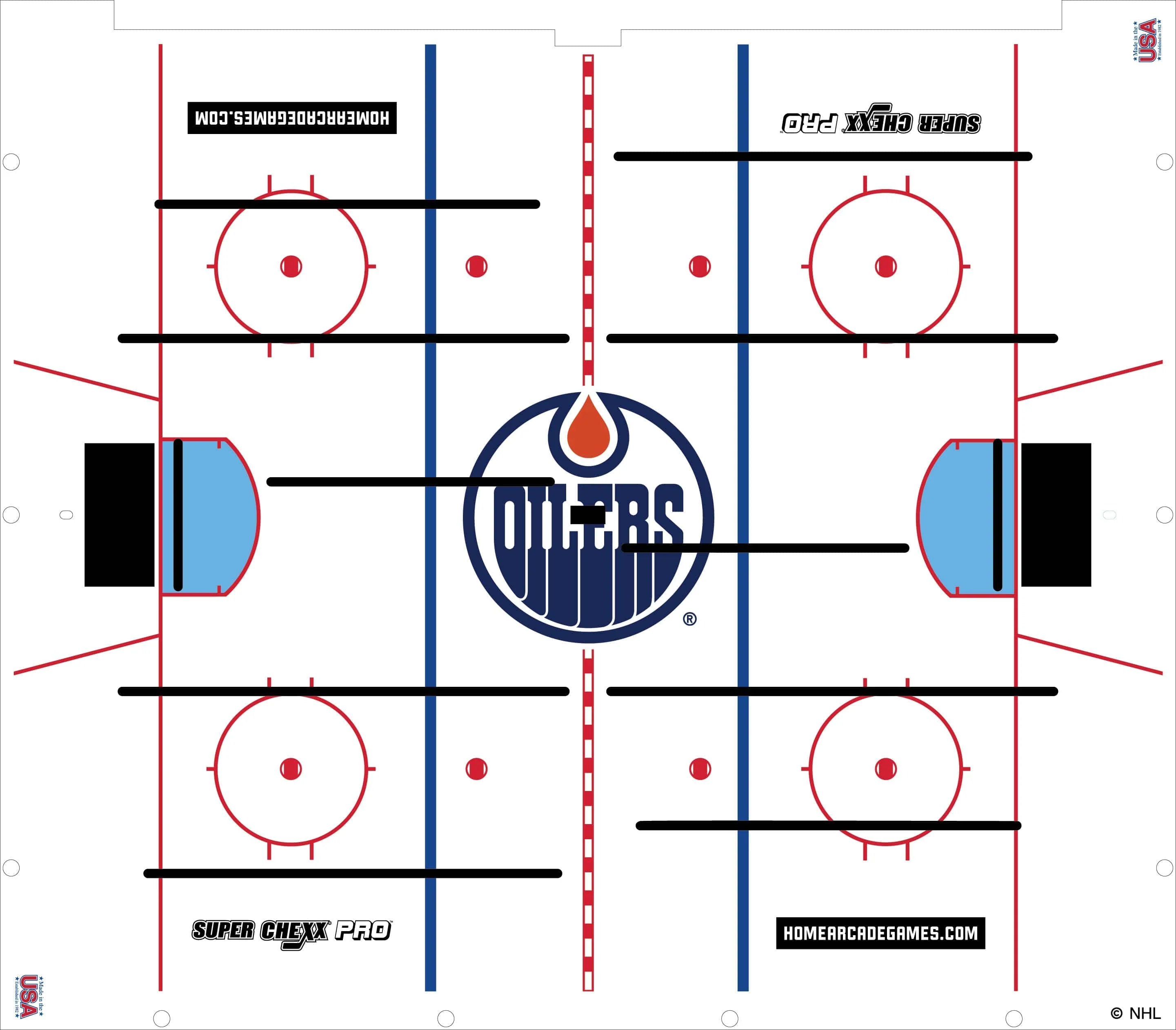 Edmonton Oilers NHL Super Chexx Pro Bubble Hockey - Image 3