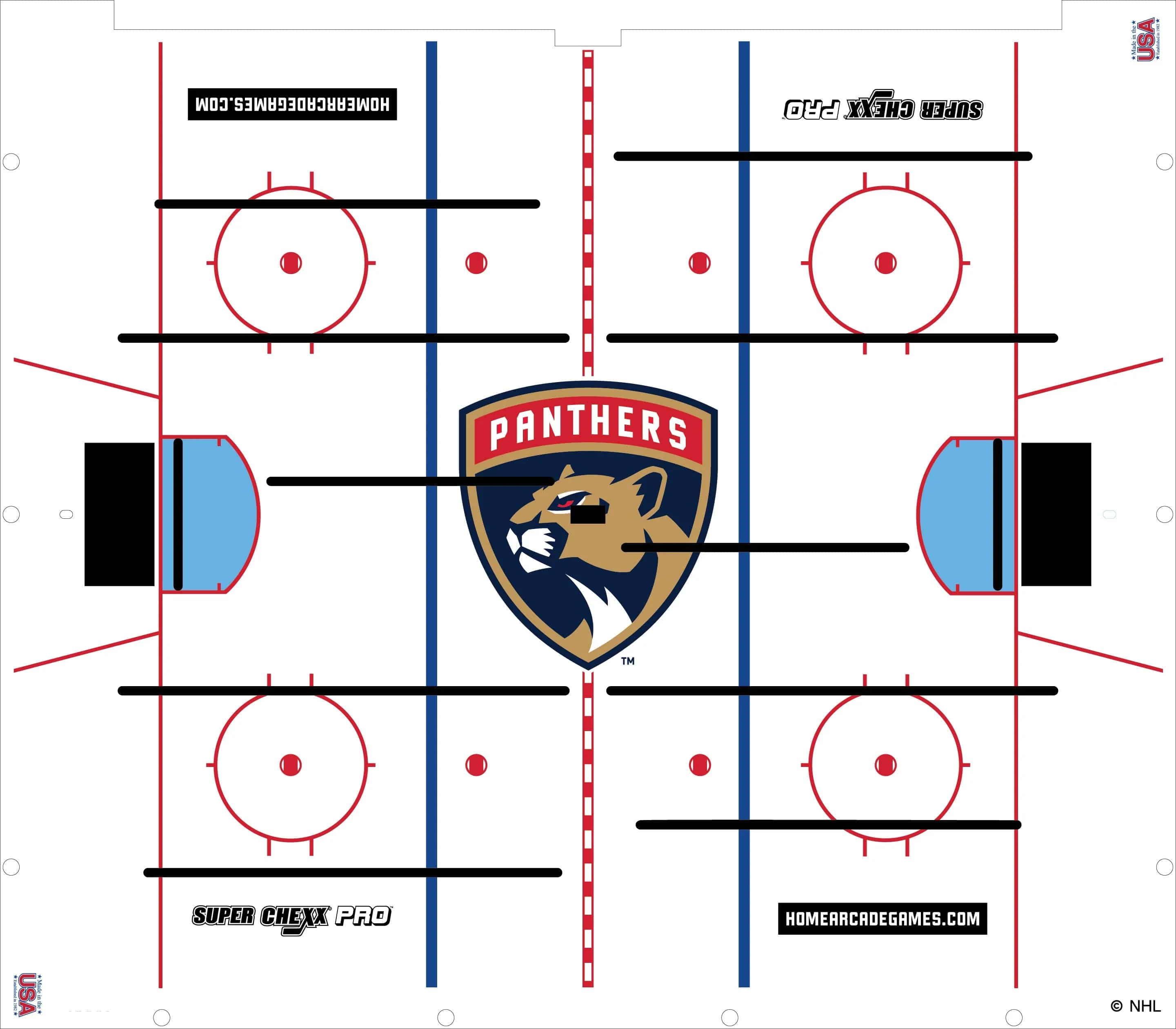 Florida Panthers NHL Super Chexx Pro Bubble Hockey - Image 3