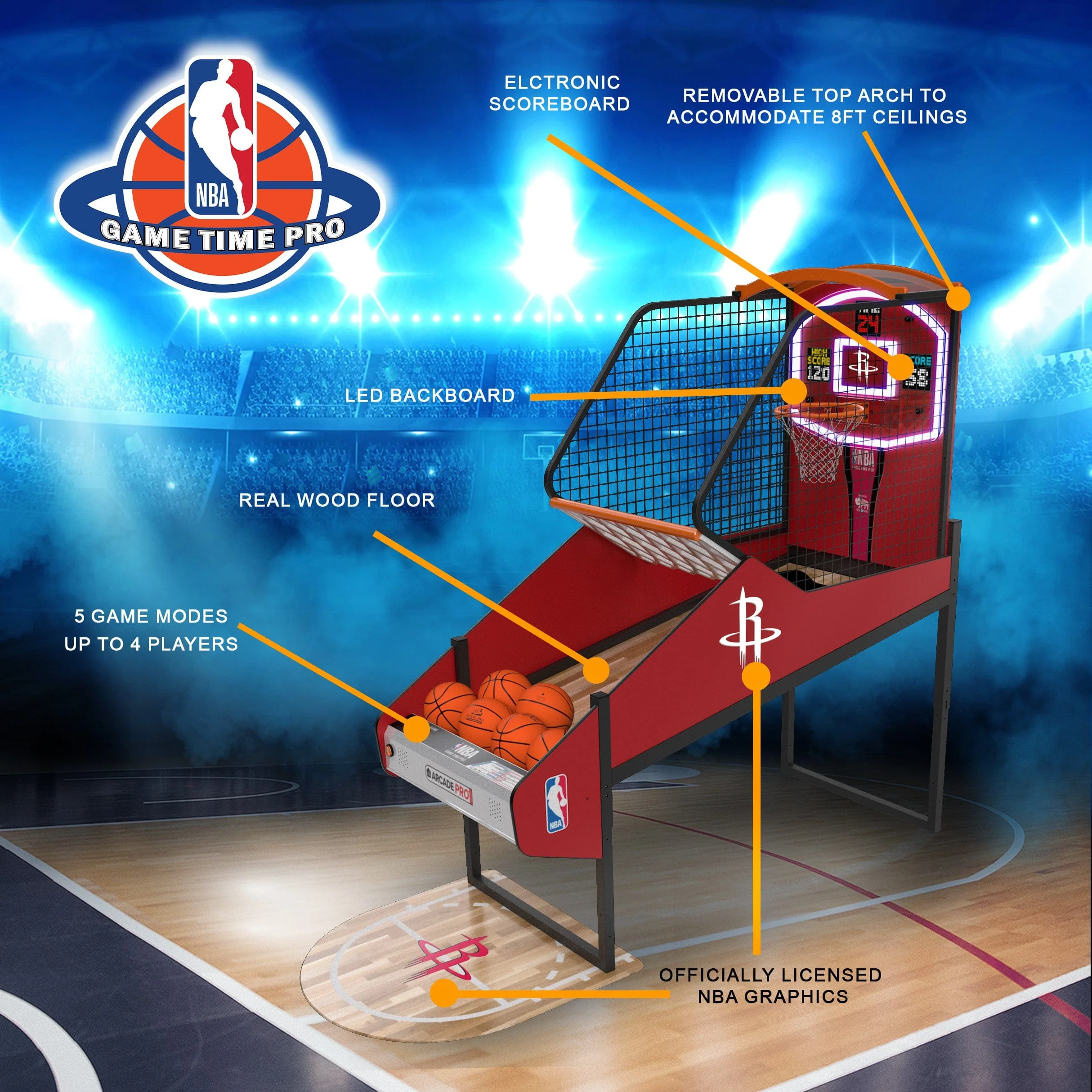 Houston Rockets NBA Game Time Pro - Image 4