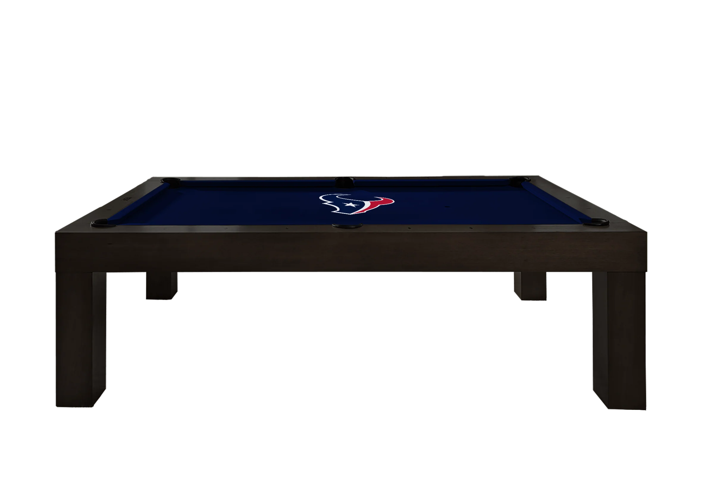 Houston Texans Premium Pool Table Bundle - Black Ash