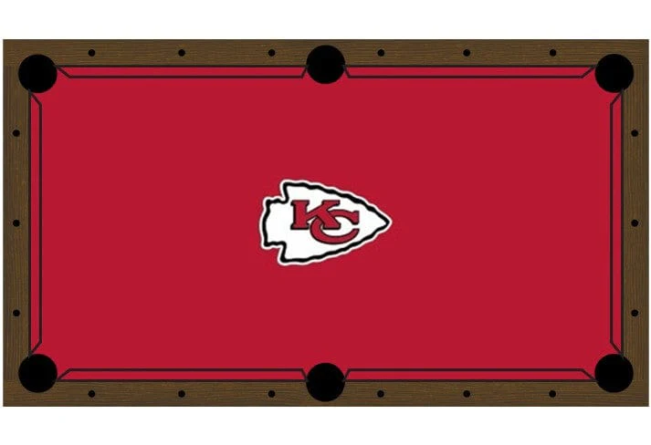 Kansas City Chiefs Premium Pool Table Bundle - Walnut - Image 4