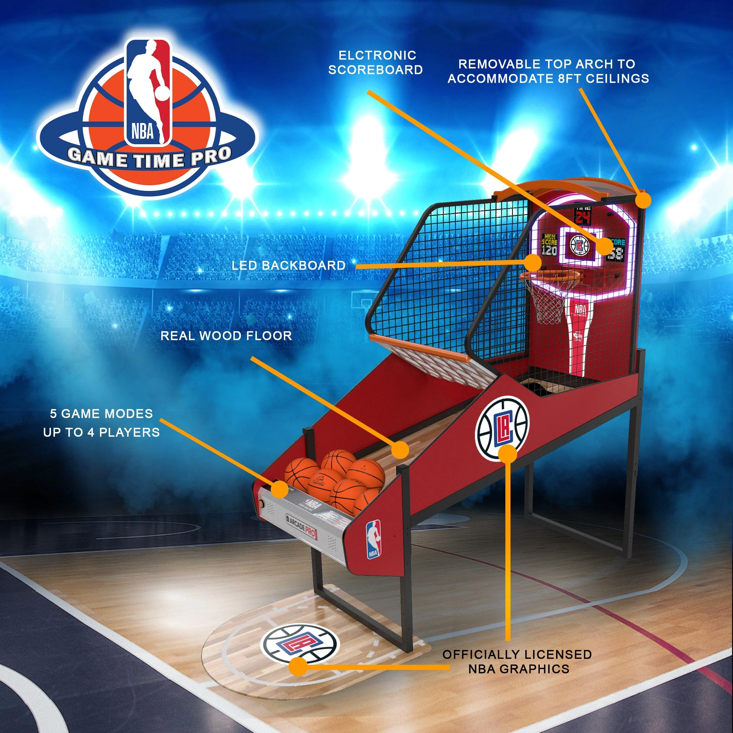 Los Angeles Clippers NBA Game Time Pro - Image 4