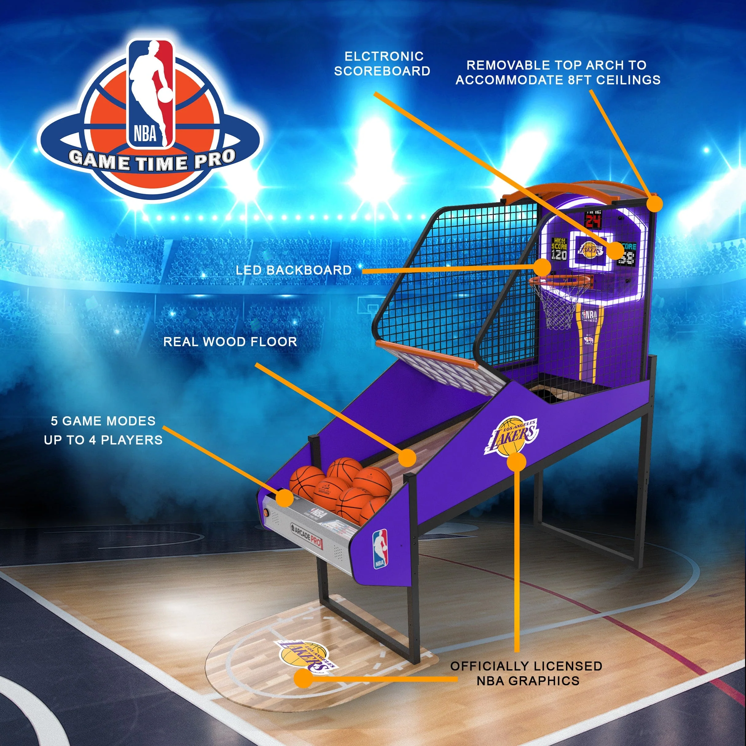 Los Angeles Lakers NBA Game Time Pro - Image 3