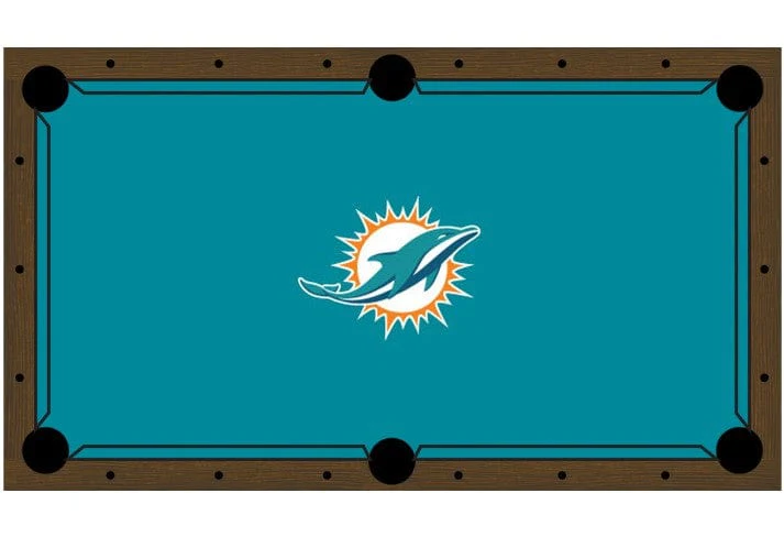 Miami Dolphins Premium Pool Table Bundle - Walnut - Image 4