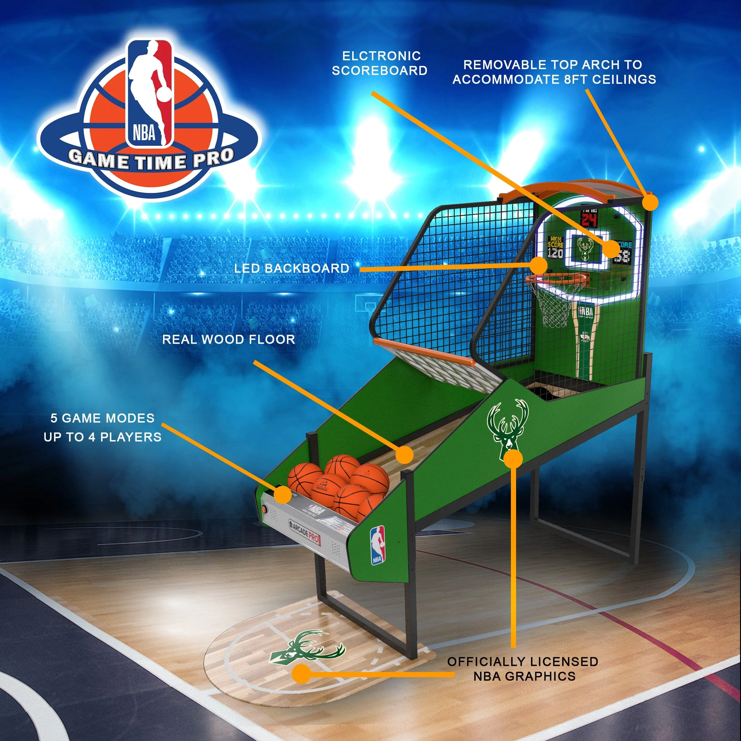 Milwaukee Bucks NBA Game Time Pro - Image 4