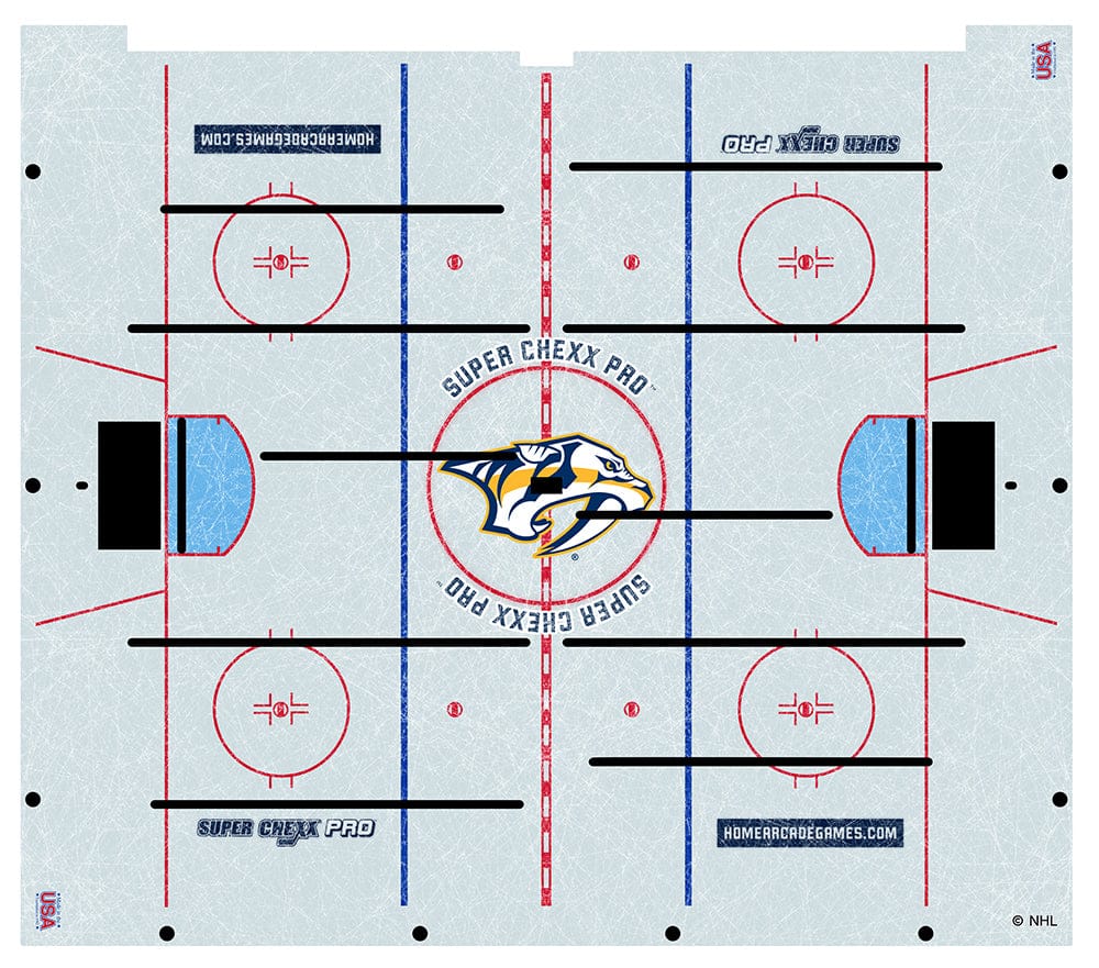 Nashville Predators NHL Super Chexx Pro Bubble Hockey - Image 4
