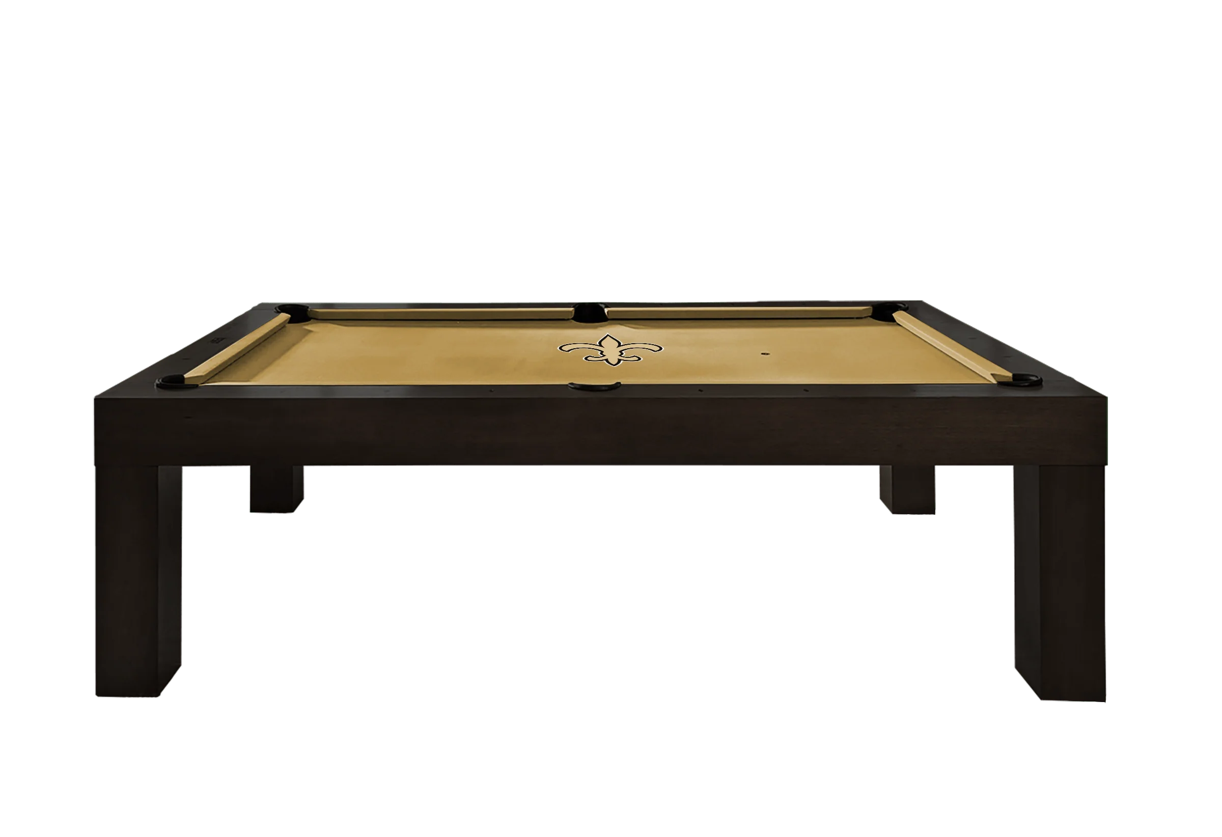 New Orleans Saints Premium Pool Table Bundle - Black Ash