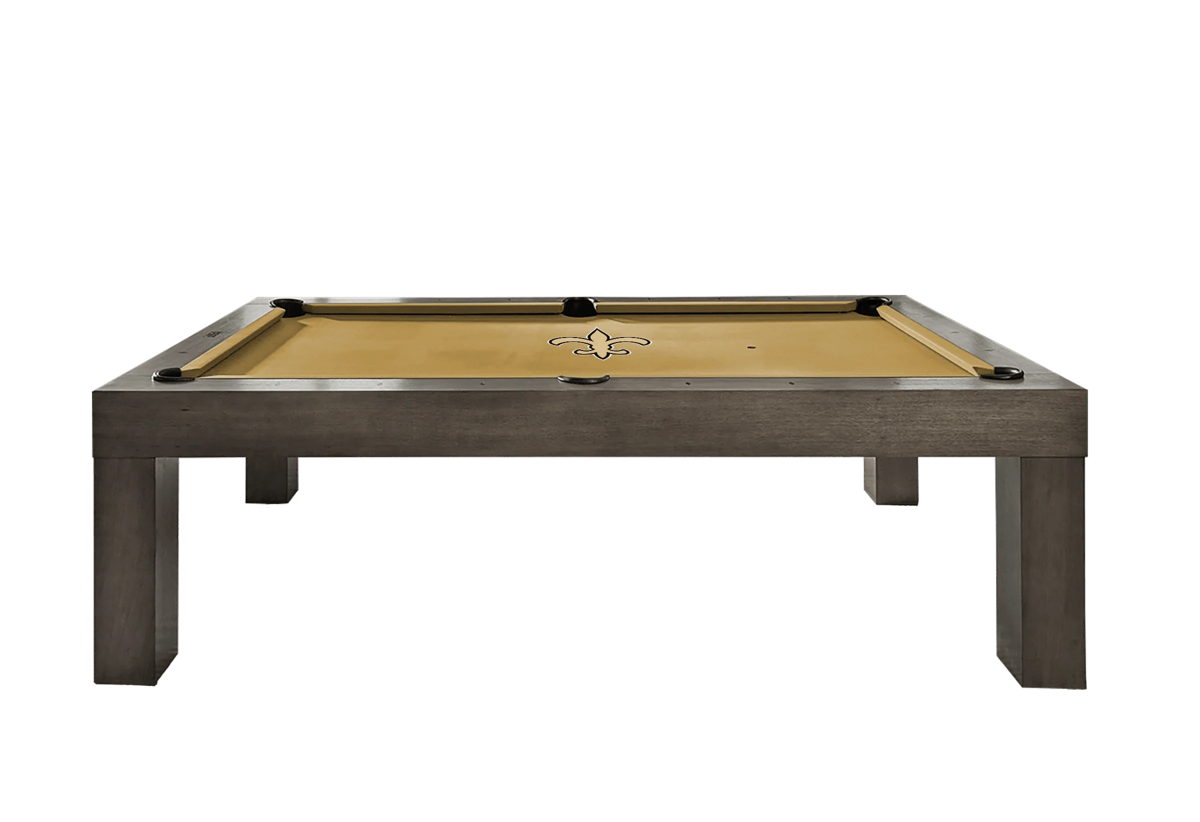 New Orleans Saints Premium Pool Table Bundle - Charcoal
