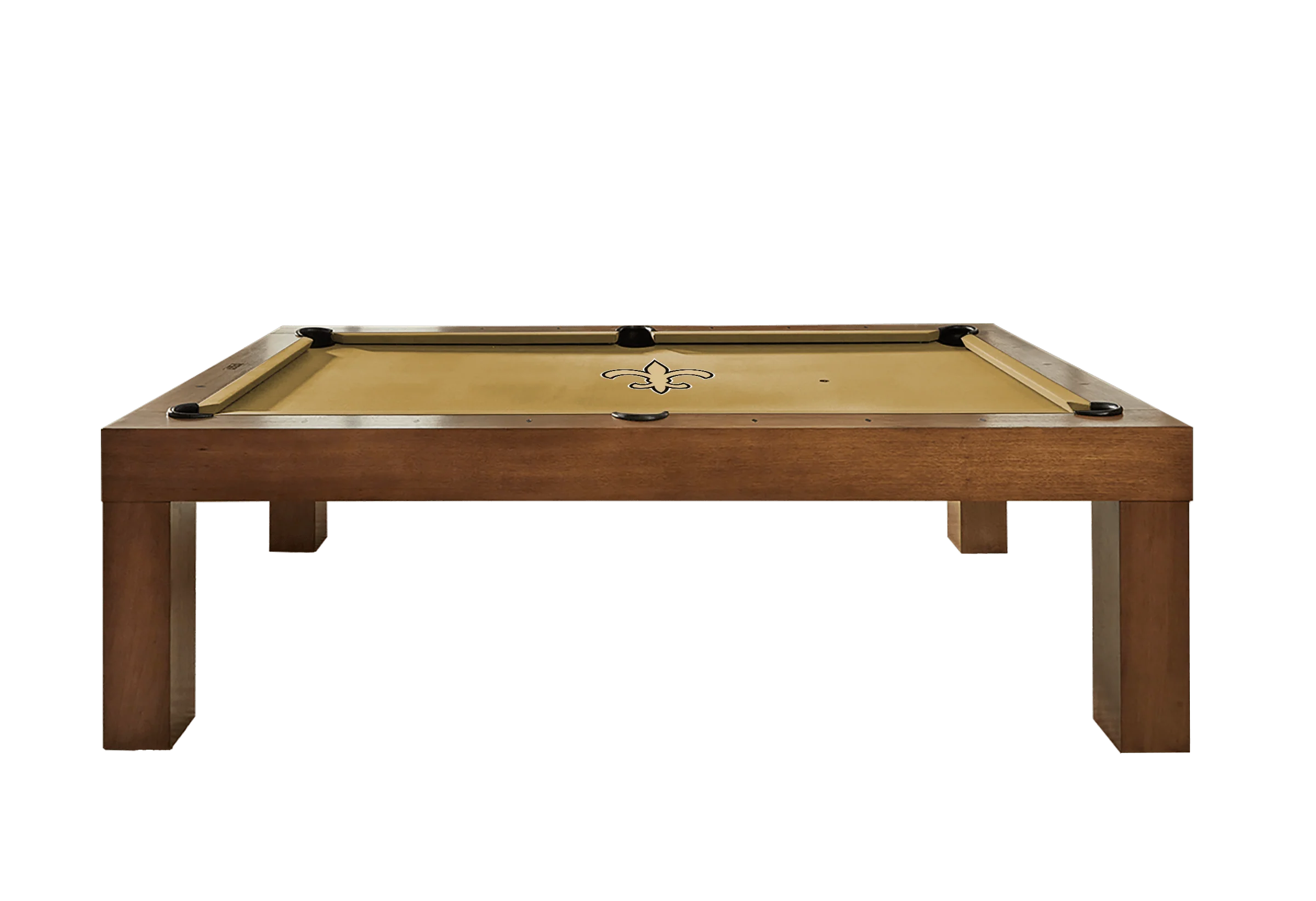 New Orleans Saints Premium Pool Table Bundle - Walnut