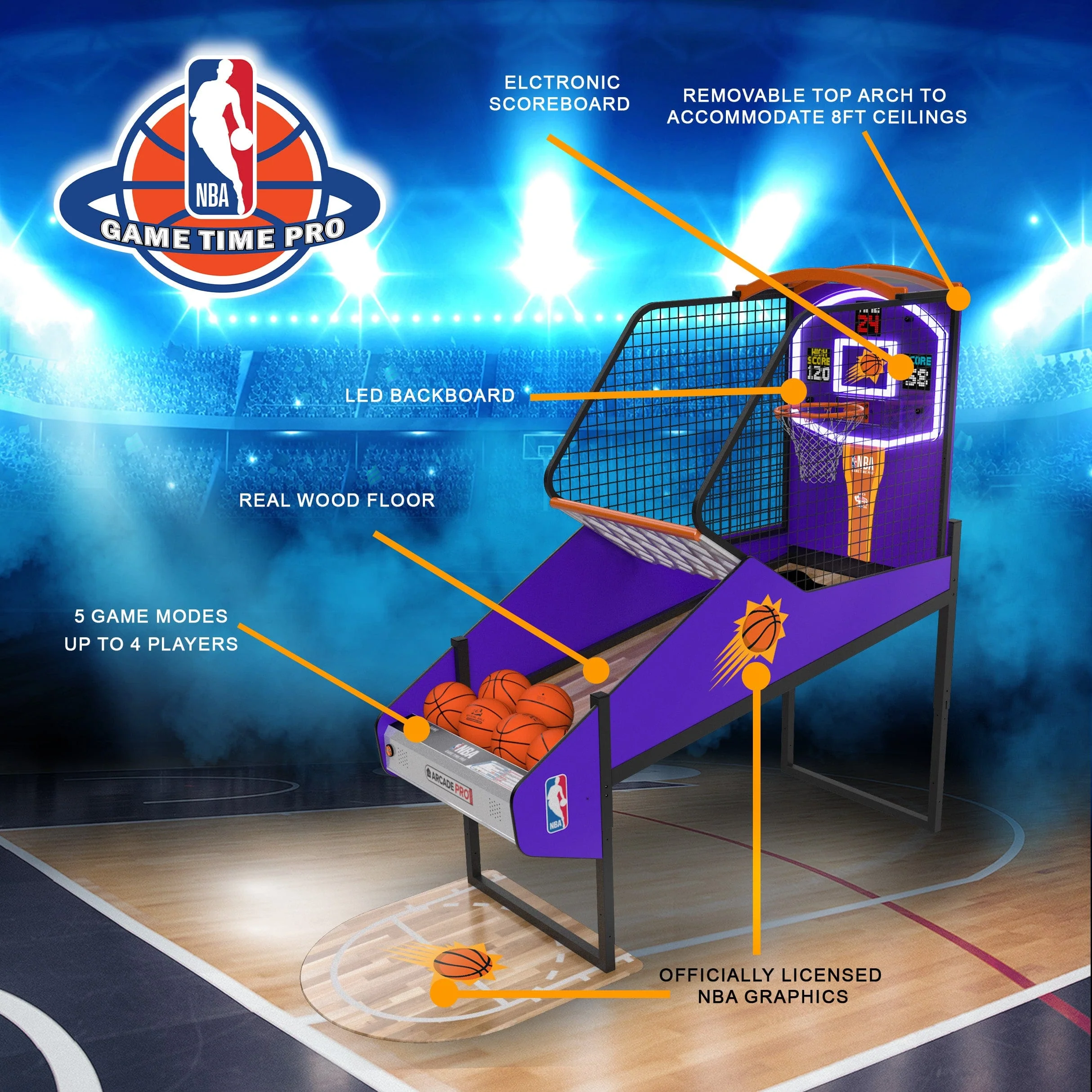 Phoenix Suns NBA Game Time Pro - Image 4