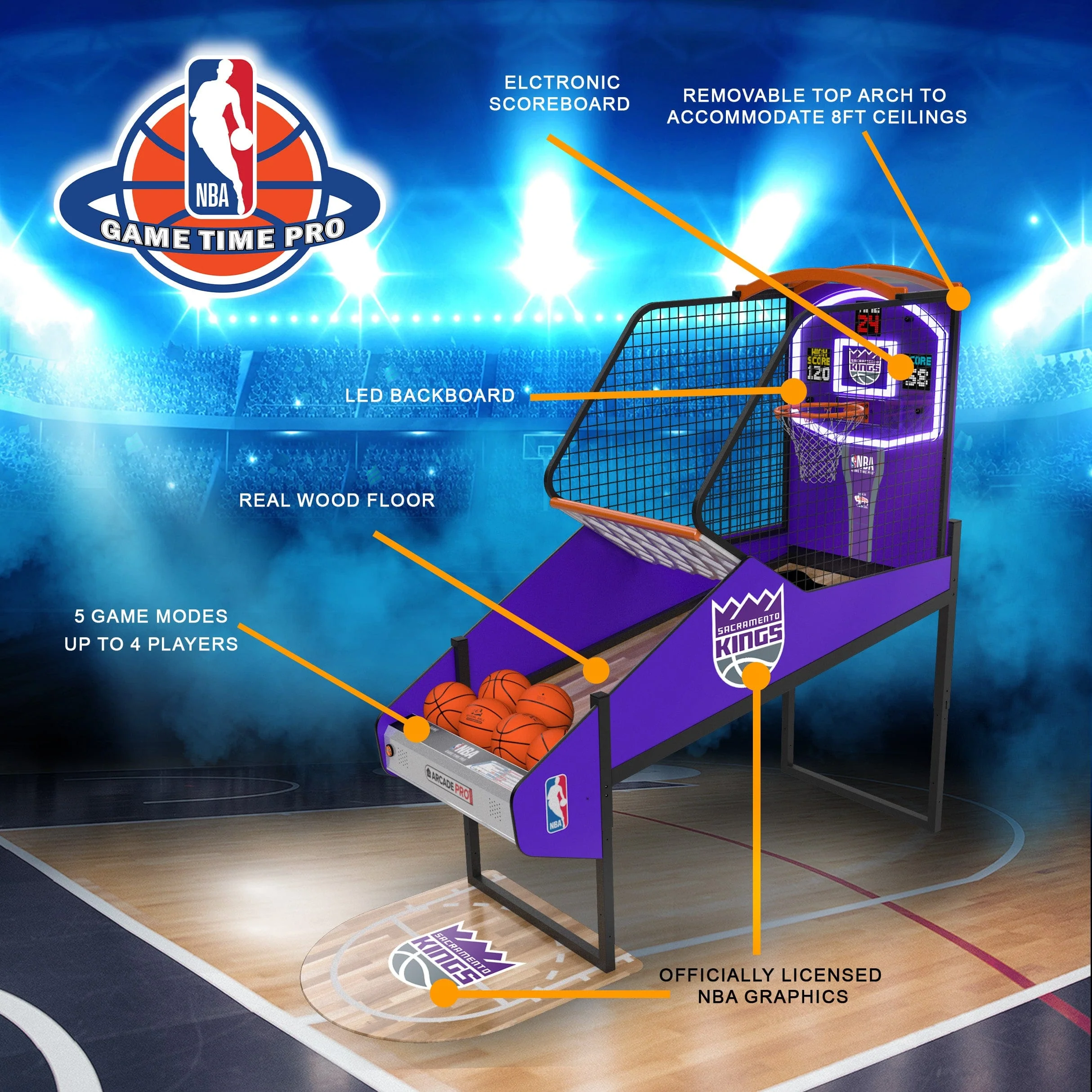Sacramento Kings NBA Game Time Pro - Image 4